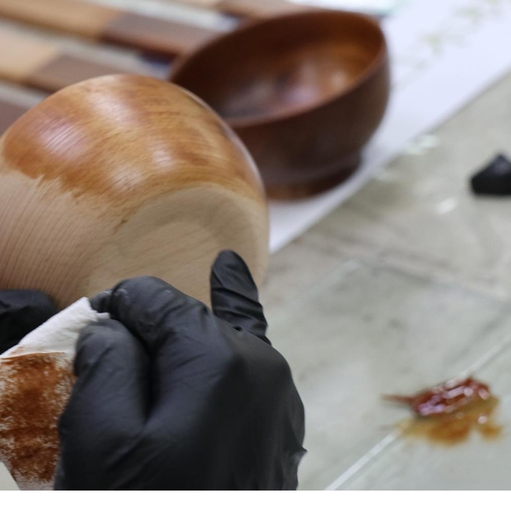 天然漆擦拭餐具・基礎入門課