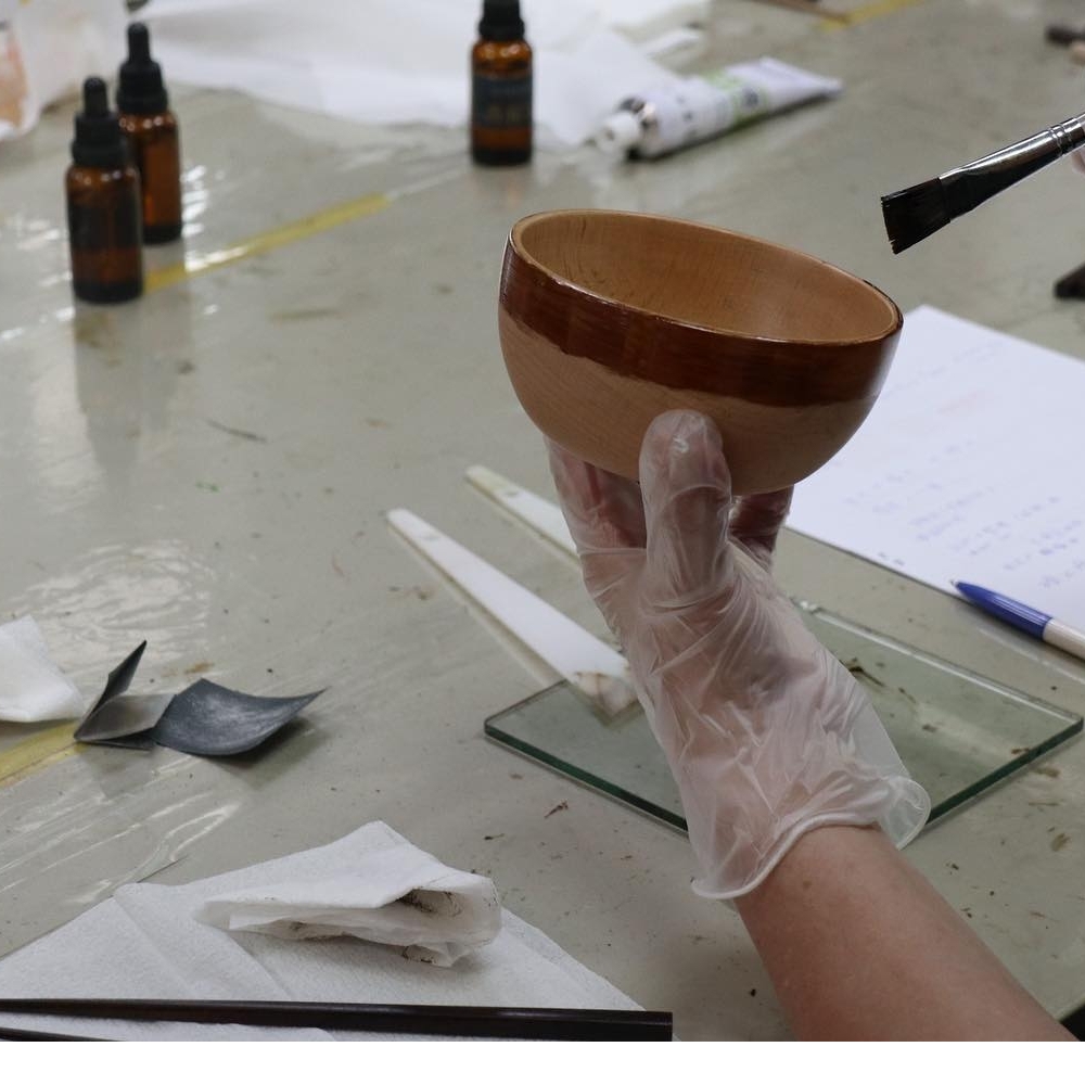 天然漆擦拭餐具・基礎入門課