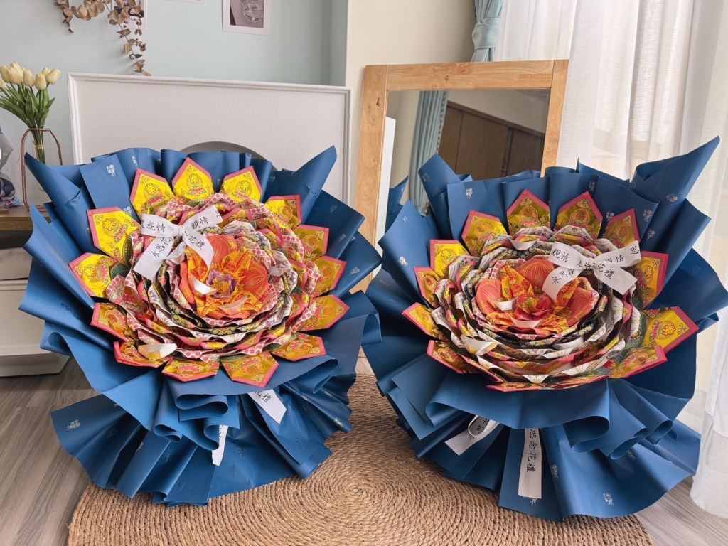 祭祀花束教學作品