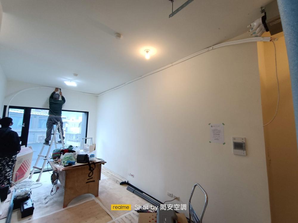 天母靜好 配合裝潢 預留管線-安裝交機/冷氣安裝/台北冷氣安裝