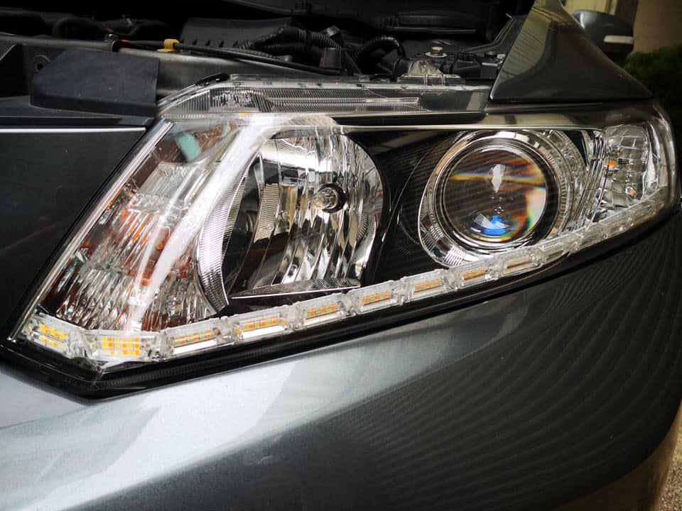 CIVIC 9.5代│高階歐系HID魚眼（D系列燈管）、彗星水晶淚眼（白+黃）