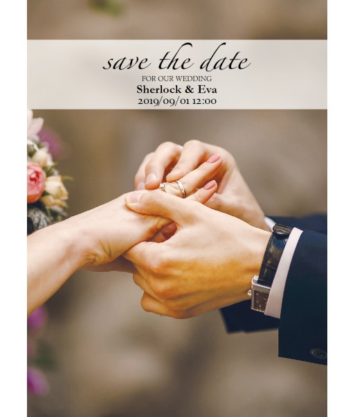 《舒適的木製》動態電子喜帖(相片款)