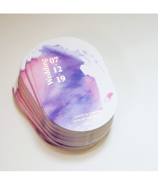 S15013 橢圓厚磅喜帖▸我們的第一支舞