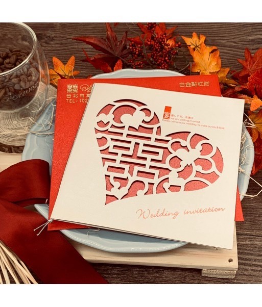 A6523 手工燙金喜帖