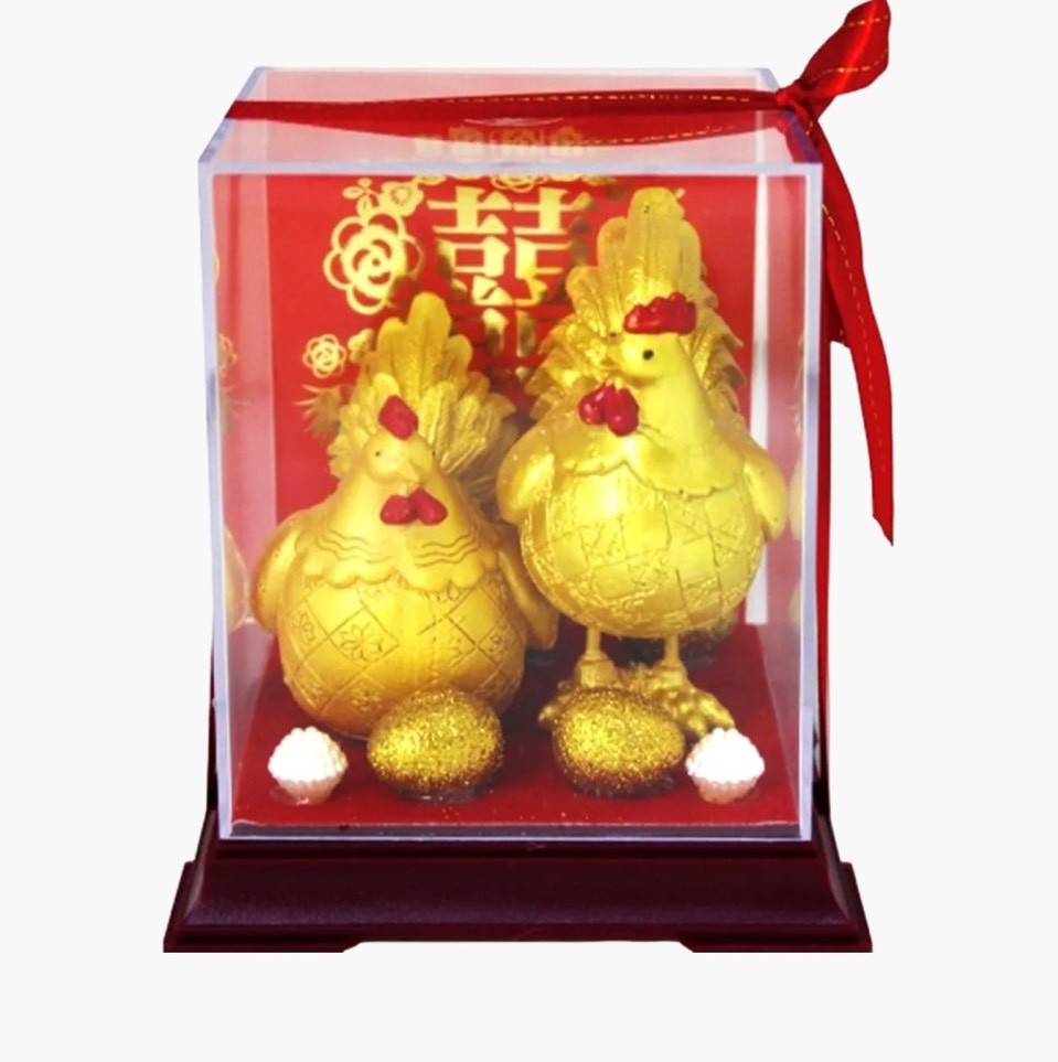 【有聲】透明框金雞帶