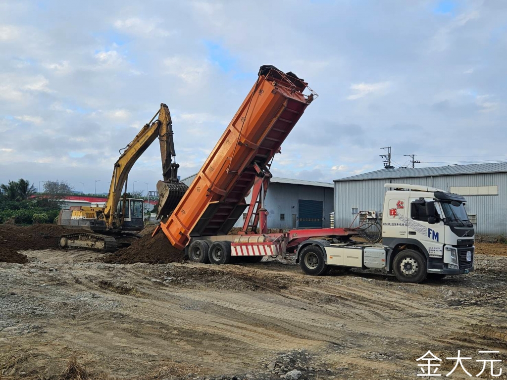 台中市環中路和市政路 整地