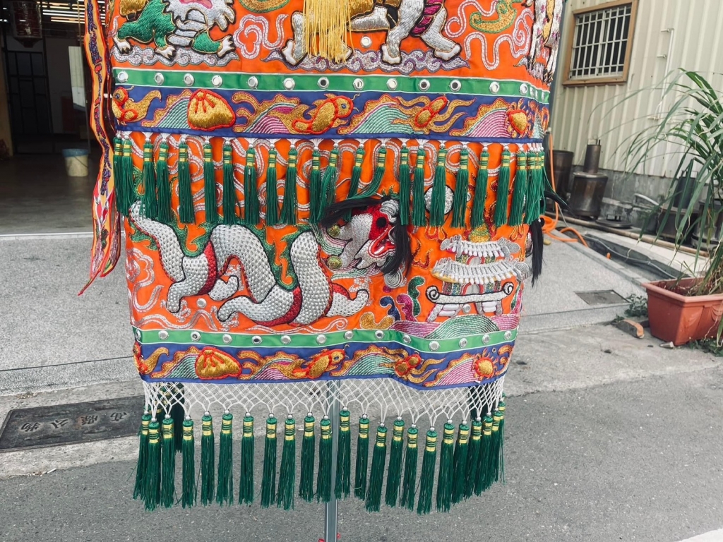 全手工蔥八仙雙龍娘傘（涼傘）