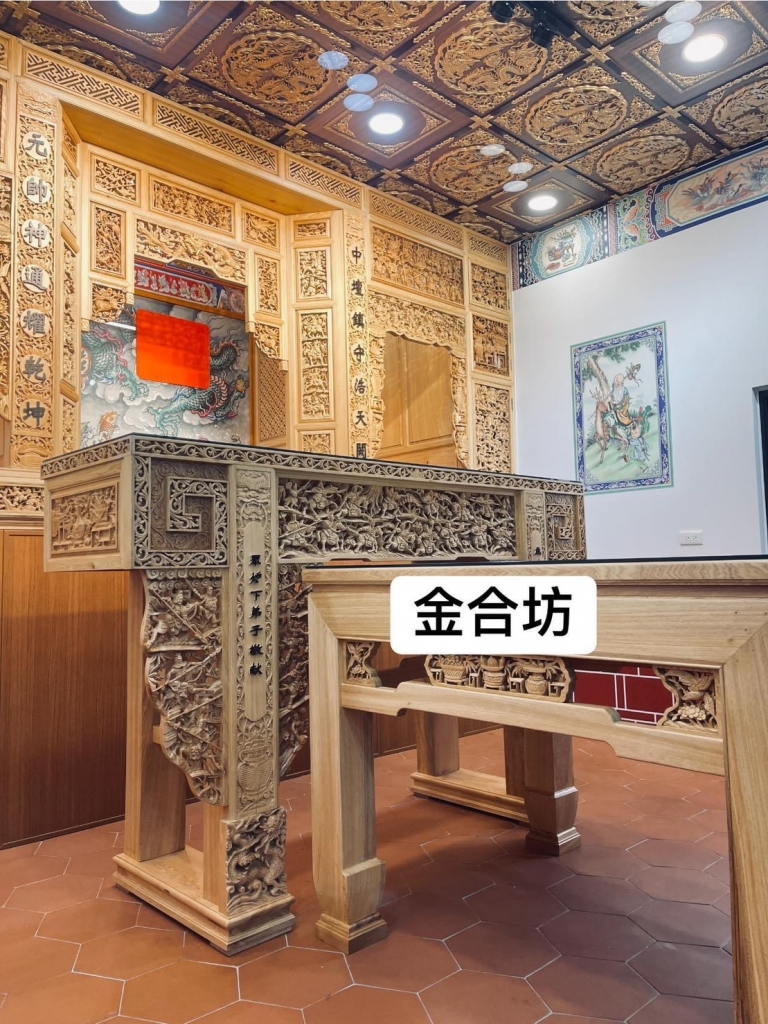 全手工雕刻神龕神桌