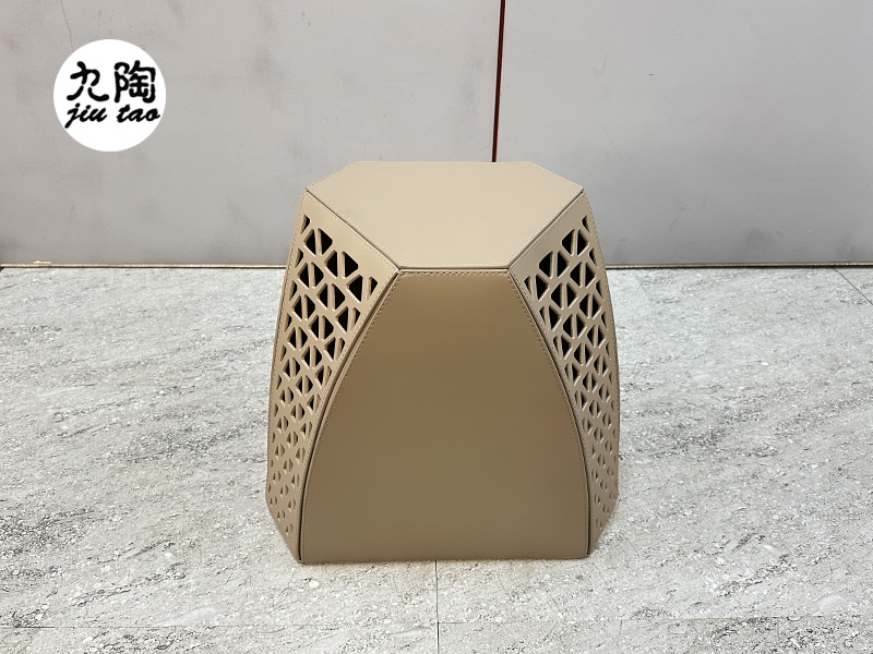 六角凳 (奶茶/焦糖棕)