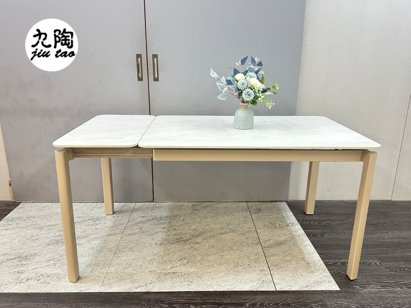 伸縮西餐桌(單邊拉伸)