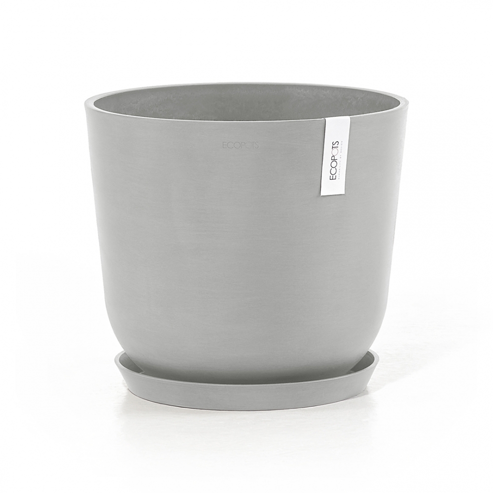 Ecopots Oslo 奧斯陸  35cm 圓盆＋底盤 