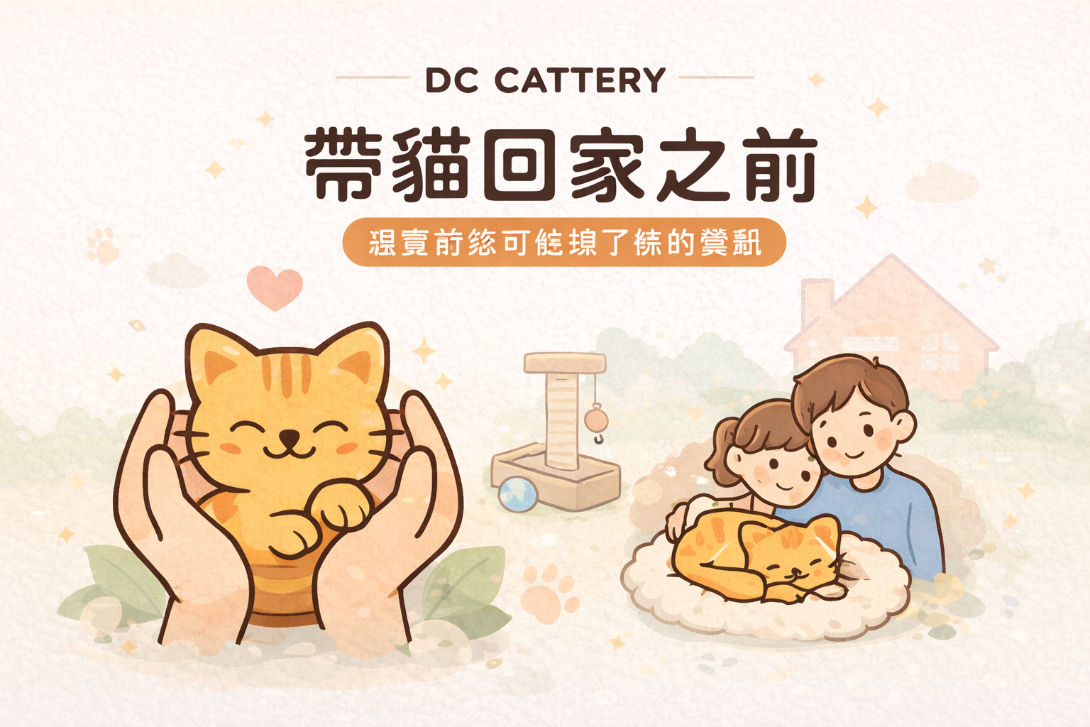 第一次養貓？帶貓回家