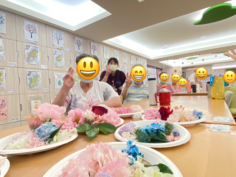 五彩繽紛的花卉
