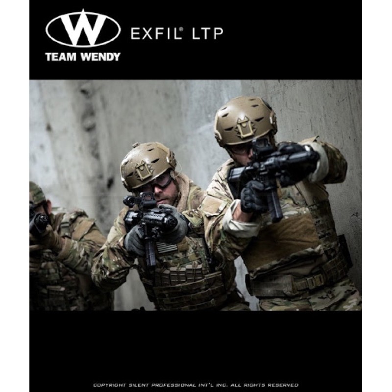 《K.T.T.》TEAM WENDY Exfil LTP rail3.0 helmet 戰術頭盔 特勤頭盔