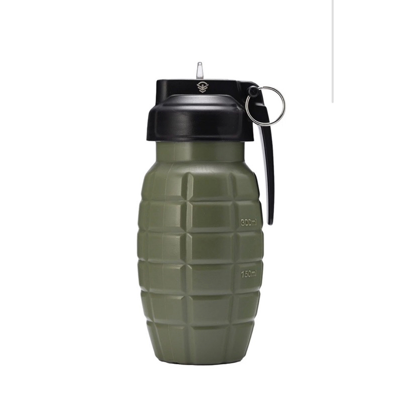《K.T.T.代銷》 手榴彈 造型 運動 水壺 生存遊戲450ml 金門特產 文創 造型 小金門限定款 紀念 送禮 烈嶼