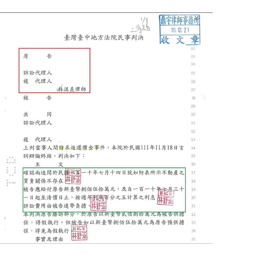 民事-金錢給付案件