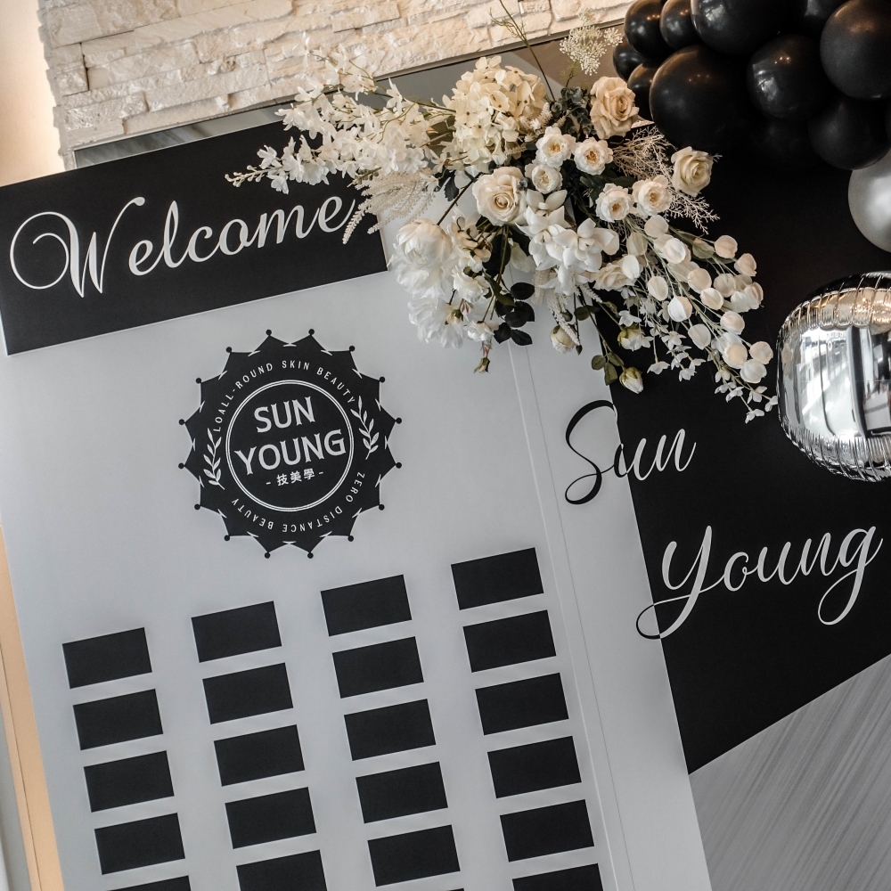 SUN YOUNG開幕佈置