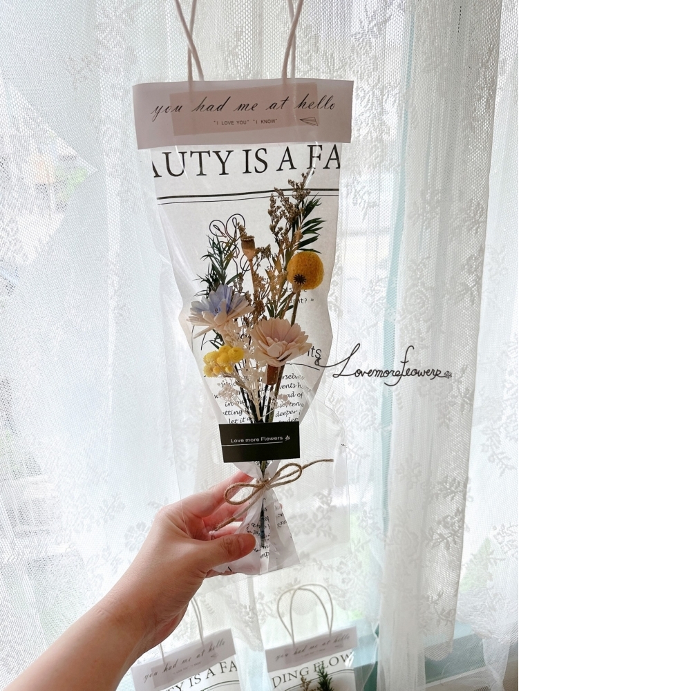 韓風小洋菊輕花束+提袋