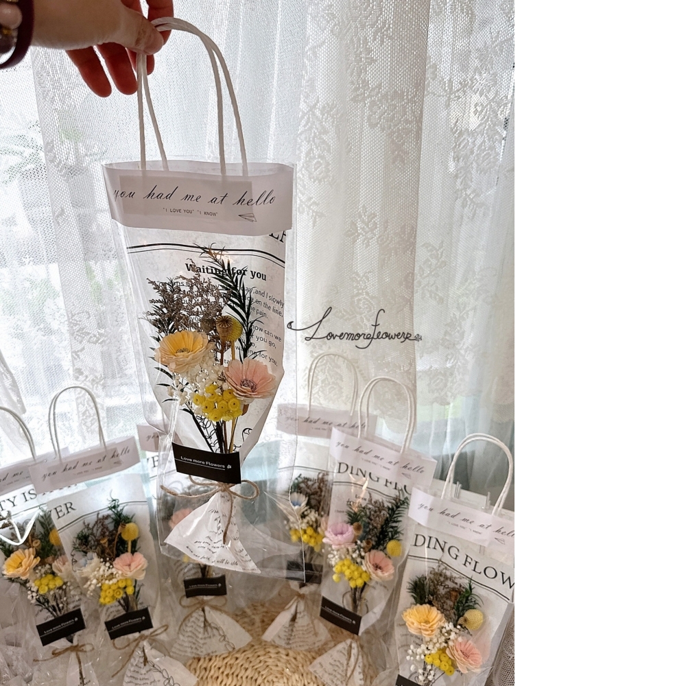 韓風小洋菊輕花束+提袋