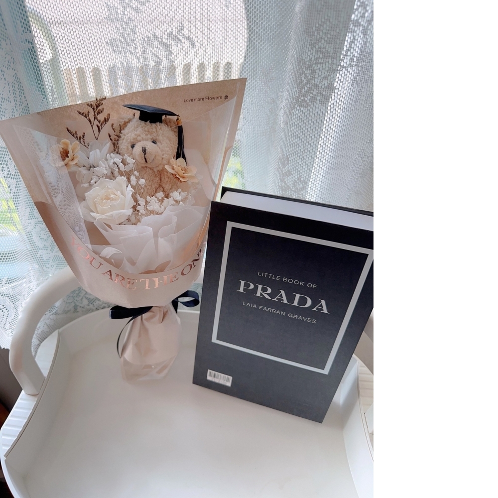 學士熊畢業花束