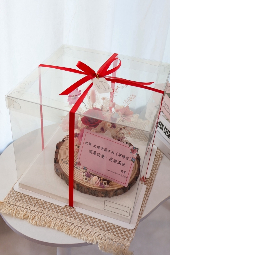 喜氣祝賀名片桌花