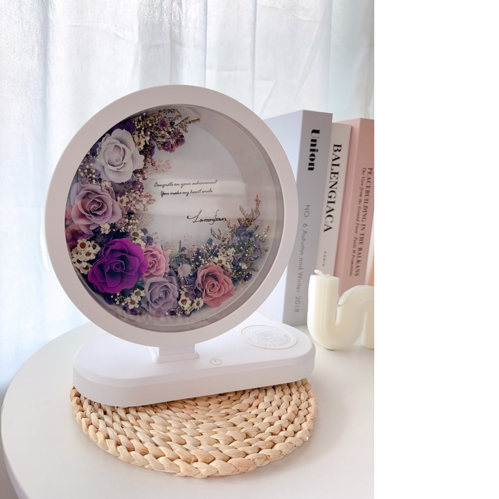 花好月圓藍芽音響檯燈桌花