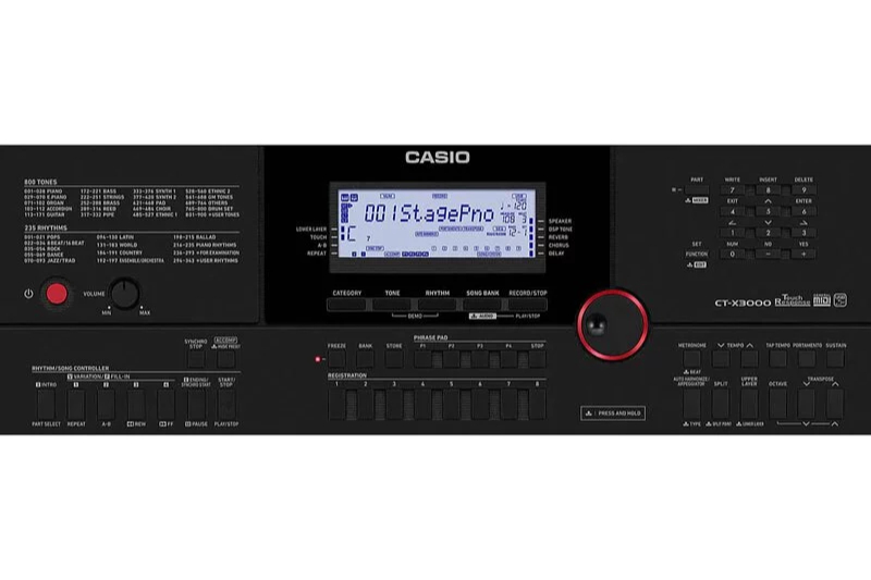 CASIO CT-X3000 高階電子琴 【61鍵】