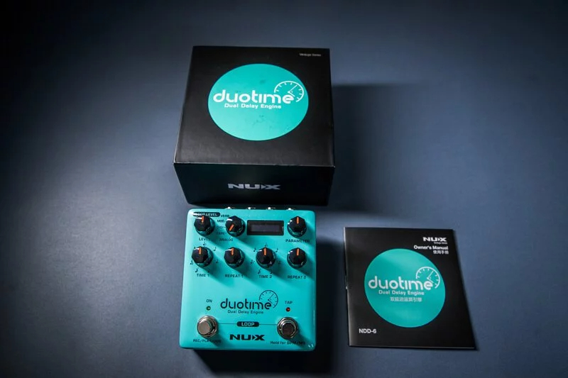 NUX Duotime delay (NDD-6) 真立體聲 延遲效果器 (官網限定贈送導線)