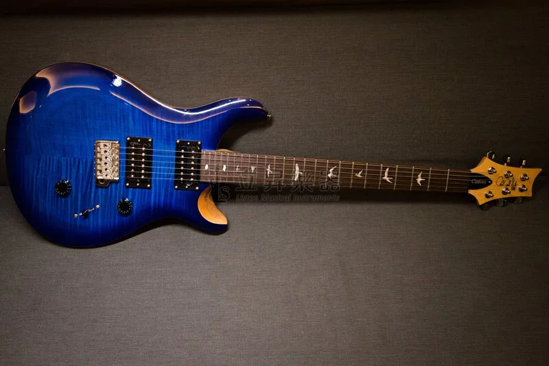 PRS SE CUSTOM 24 電吉他 虎紋楓木 藍色 印尼廠 附原廠琴袋 CU44DC