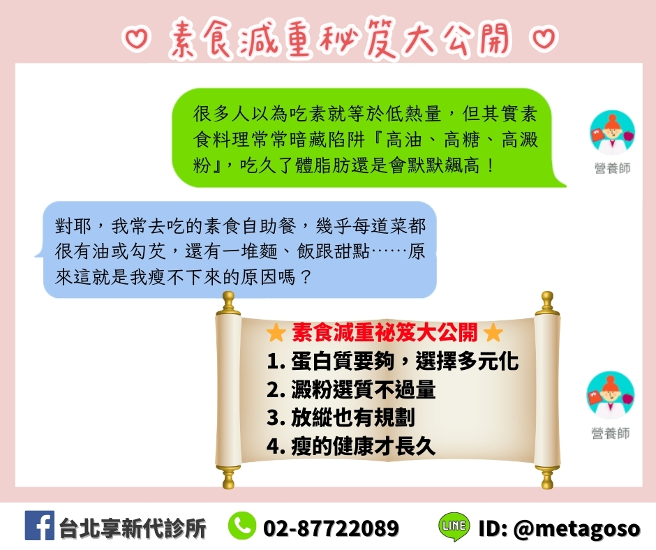 素食減重祕笈大公開