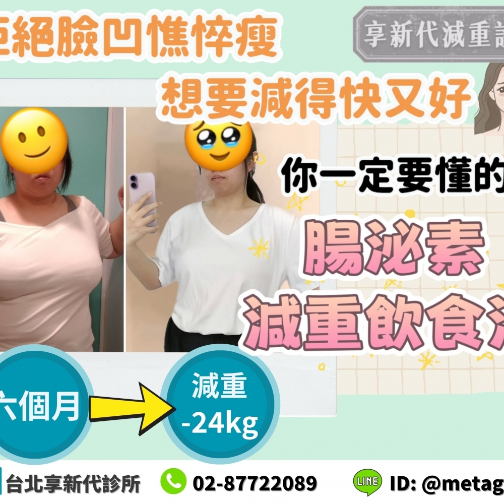 拒絕臉凹憔悴瘦，想要