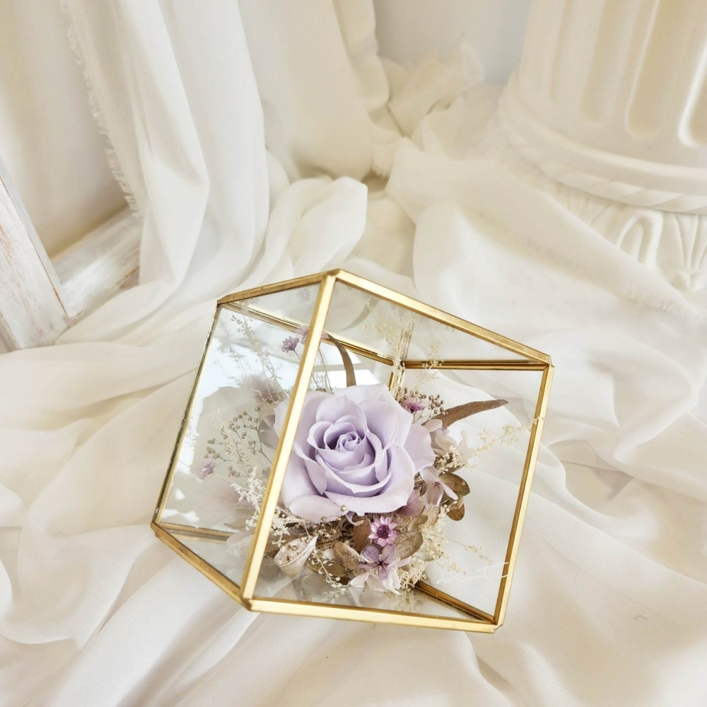 經典鏤空金屬框(淡紫款)