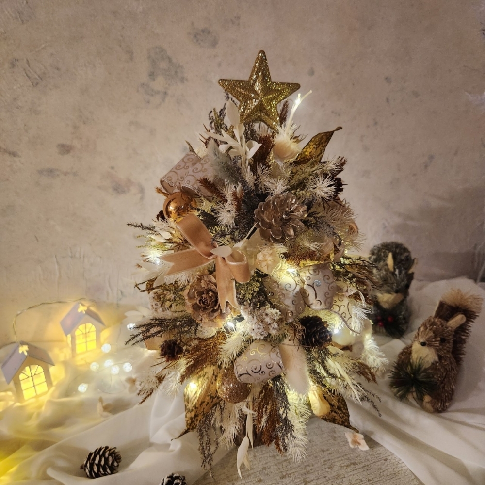 【材料包】永夜森林聖誕樹-白金款 XL