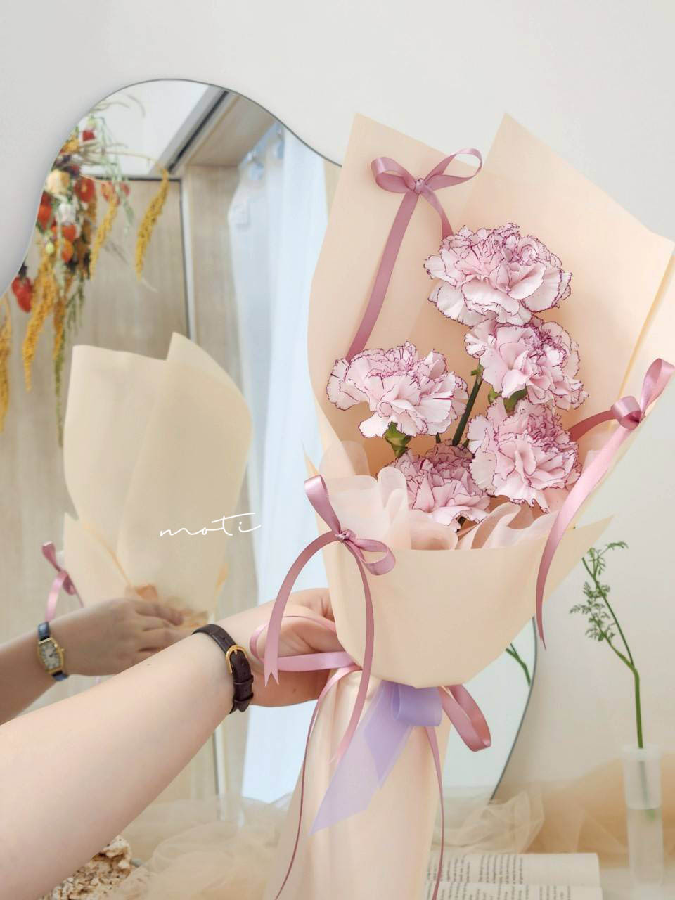 5朵進口康乃馨花束