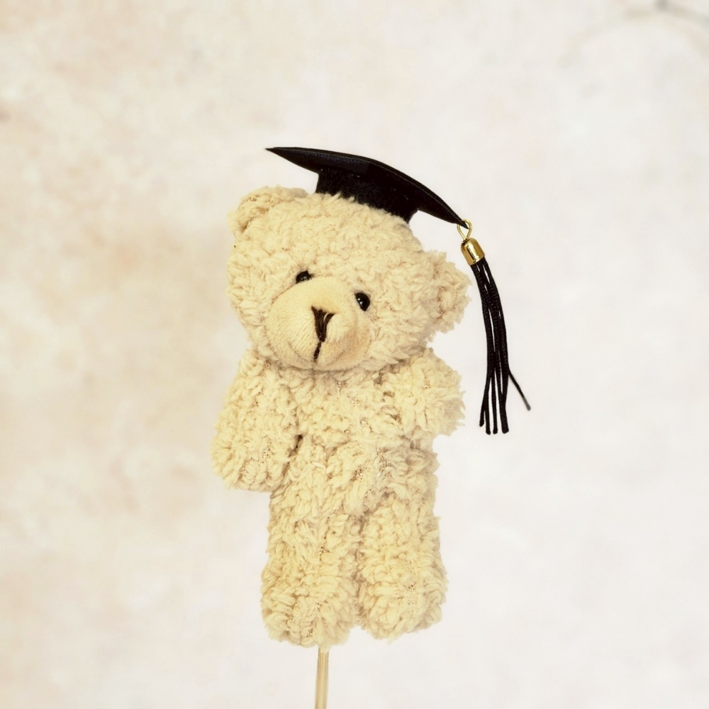 以優惠價升級畢業小熊公仔花束 (請與花束一起下單)