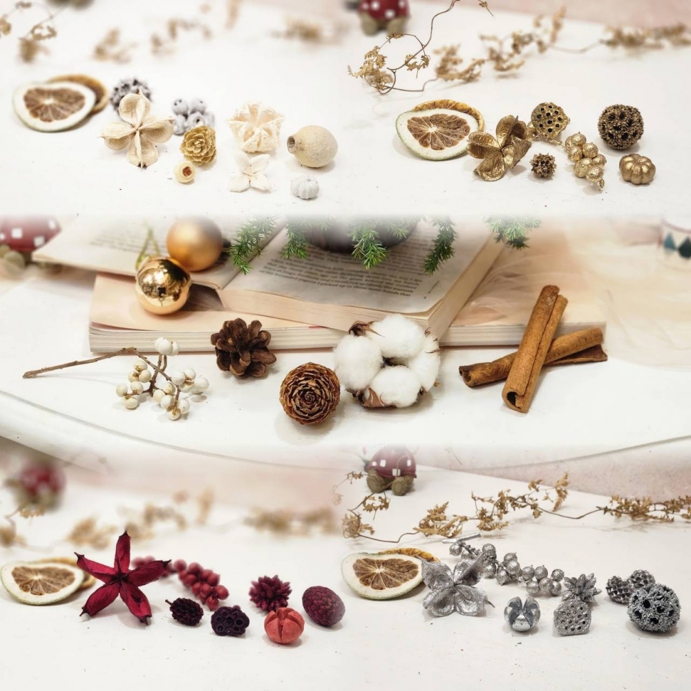 果實綜合包｜柏金色(請與聖誕花圈、聖誕樹一起下單)