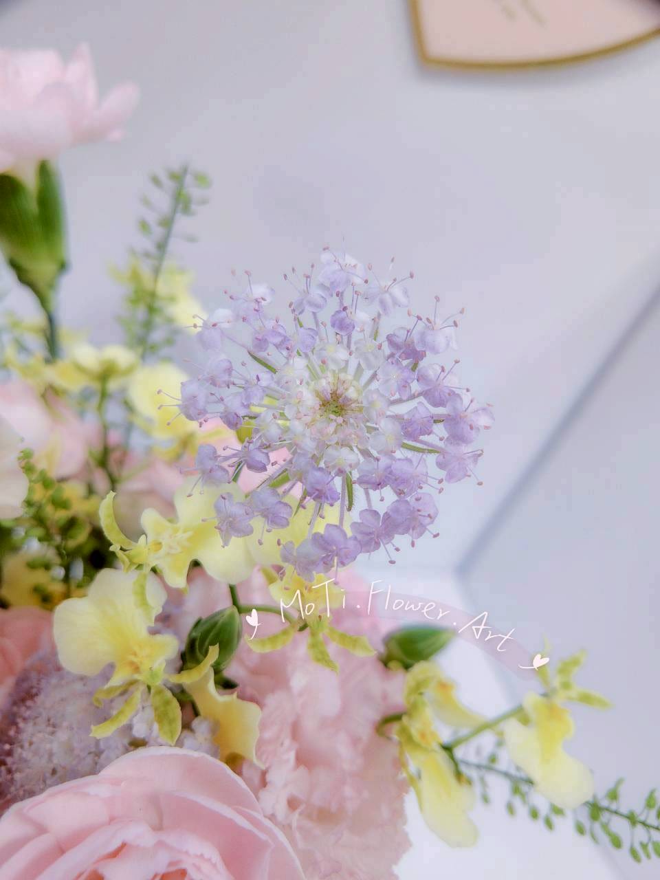 康乃馨桌花 ( S，黃粉色系 )