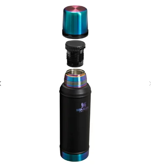 美國 Stanley 炫光黑系列 真空保溫瓶 0.9L / 1.0 QT # 10-11346-063