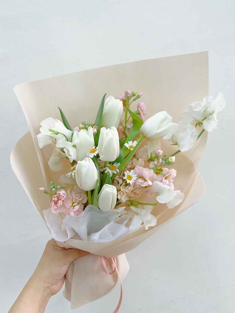 春天限定花束｜台中週花配送｜台中花店