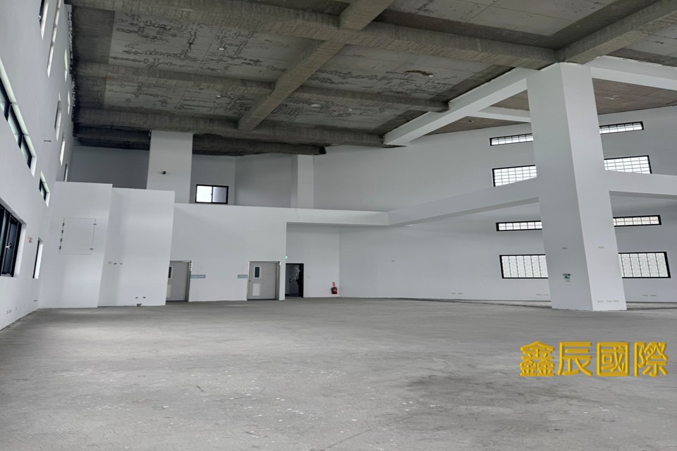 蘆洲全新挑高廠房</BR>地坪：290.42</BR>建坪：911.79</BR>售價3億9800萬</BR>全新挑高
