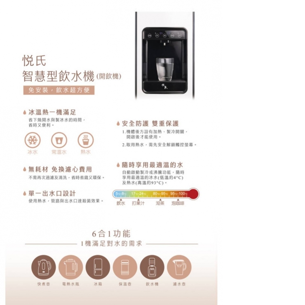 2026年全新款-悅氏SAY智慧型飲水機