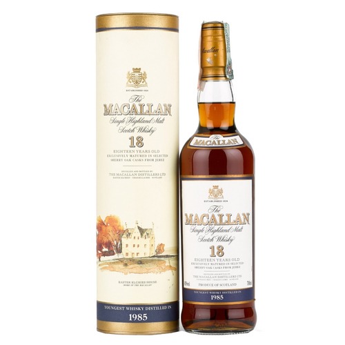 麥卡倫 18年 圓瓶 莊園 雪莉桶1985 Macallan 18yo Sherry 1985