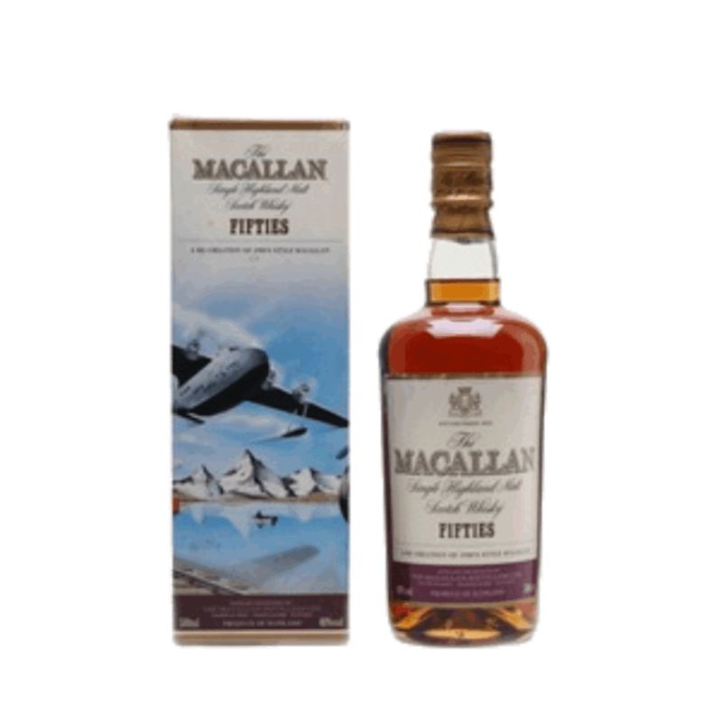 麥卡倫 1950 旅行組 飛機 Macallan Travel Series