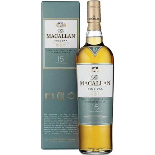 麥卡倫 15年 黃金三桶 舊版 Macallan 15yo Fine Oak 