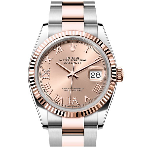 勞力士Rolex Datejust腕錶永恒玫瑰金及蠔式鋼款 型號126231-0028