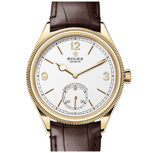 勞力士Rolex 1908腕錶18K黃金磨光款 型號 52508