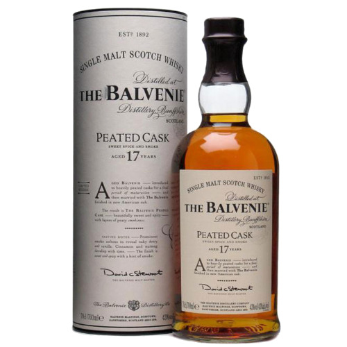 百富17年泥媒桶 The Balvenie 17 Years Old Peated Cask Single Malt Scotch