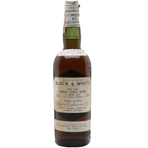 黑白狗 1920s-0970s 蘇格蘭調和威士忌 Black & White 1920s-1970s Fine Old Blend