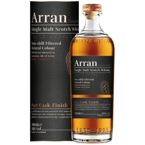 愛倫 波特桶 單一麥芽蘇格蘭威士忌 Arran Port Cask Finish Single Malt Scotch Whisk