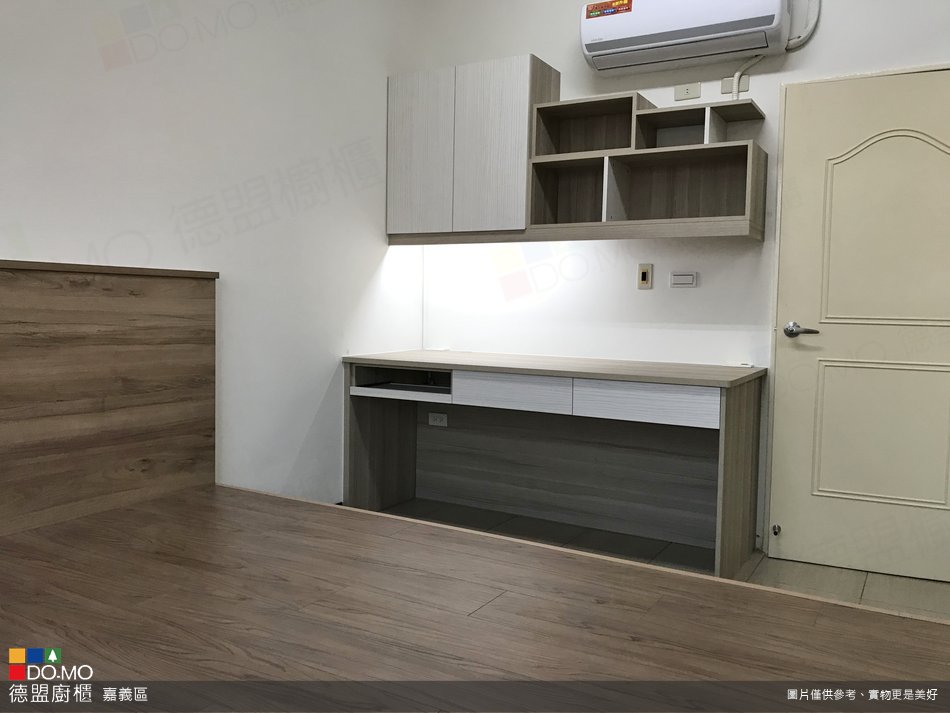 嘉義系統家具案例：博愛路黃小姐，架高木地板與系統櫥櫃的機能收納